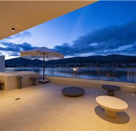 Selection of 5 bedroom seafront villas with heated pool on Ciovo near Trogir, sleeps 10